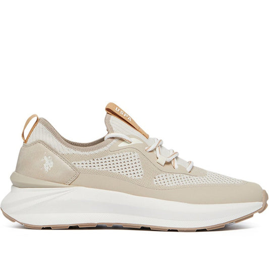Women's Beige Low-Top Ultra-Light Shoe – Your All-Day Friend Who Really Cares for Your Feet, from Morning Jogs to Late-Night Strolls!