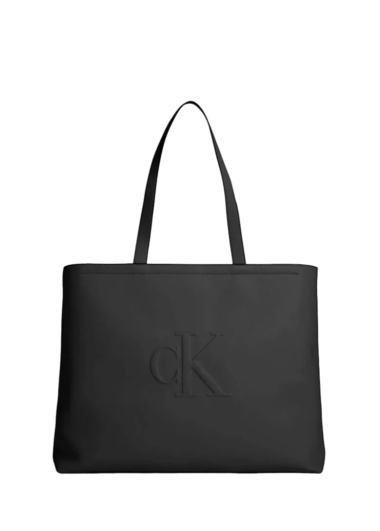 Monogram Embossed Tote Bag