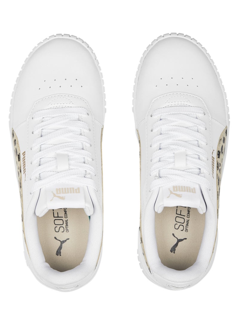 Carina 2.0 Animal Girls White Sneakers