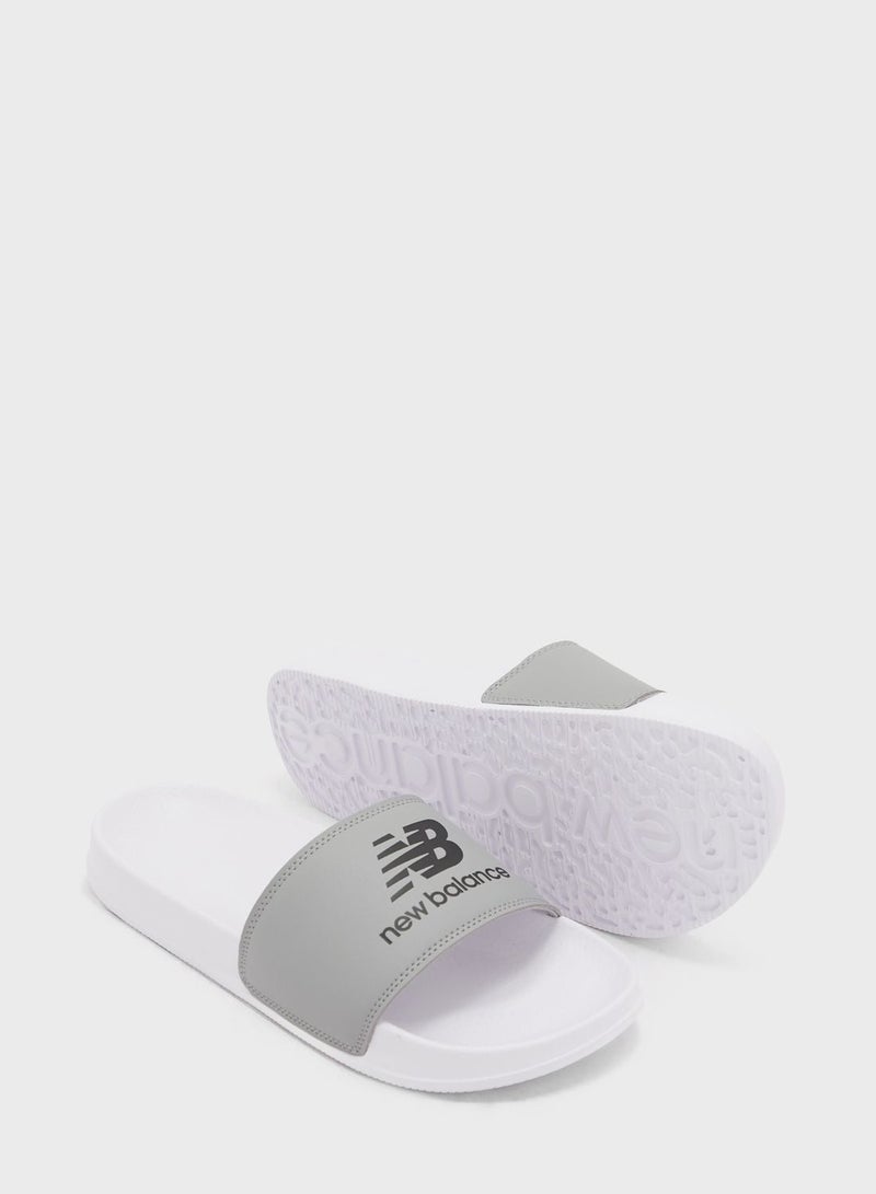 New Balance -WHITE/SLATE GREY