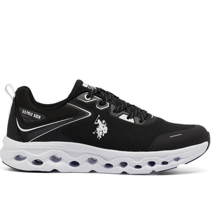 Men's Black Low-Top Sneakers - Lightweight Lace-Up Design, Comfortable for Everyday Outfits