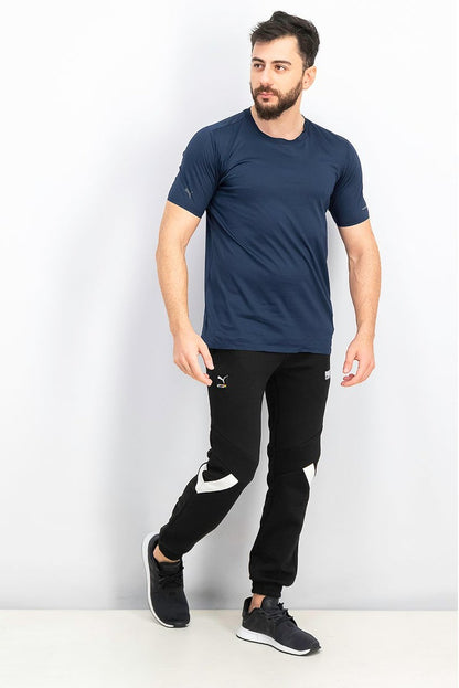 Men Sportswear Fit Short Sleeves Training T-shirt, Navy