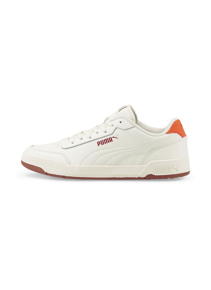 Caracal Unisex White Red Casual Sneakers