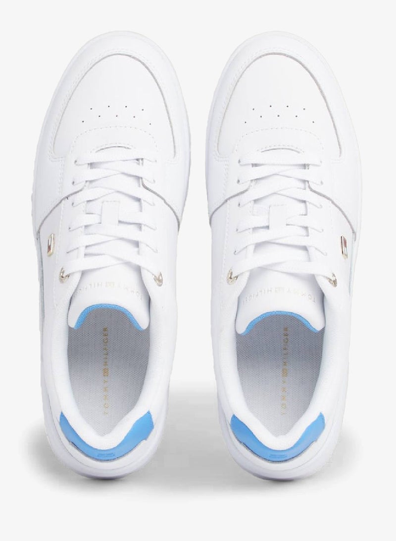 Enamel Flag Basketball Low-Top Sneakers