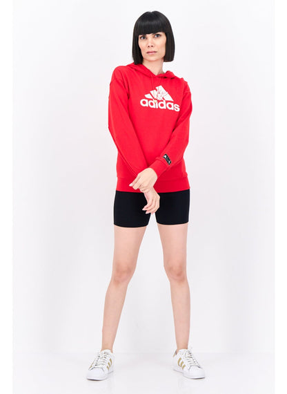 Women Sportswear Fit Long Sleeve Outdoor Sweatshirt, Red