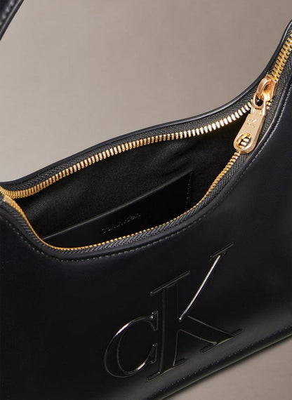 Embossed Monogram Small Shoulder Bag
