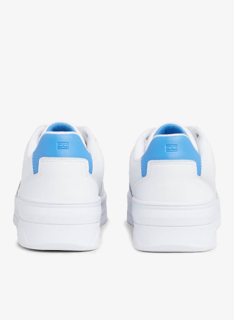 Enamel Flag Basketball Low-Top Sneakers