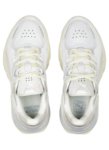 Orkid Womens White Thrifted Sneakers