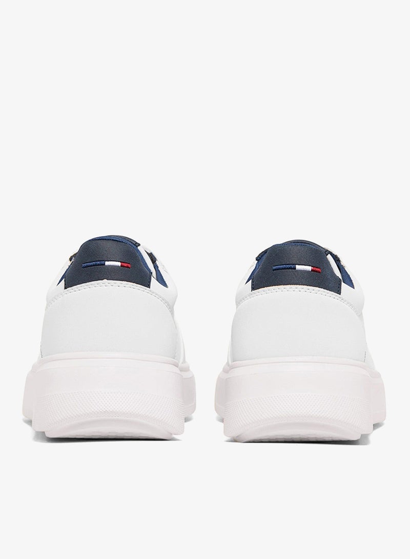 Men's White Low-Top Limited Edition Sneakers Shoes - Super Light, A Dream for Every Feet Lover!