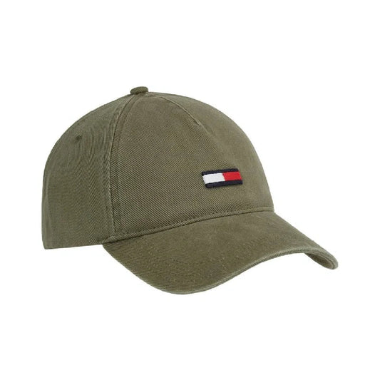Men's Elongated Flag Cap - Cotton, Green