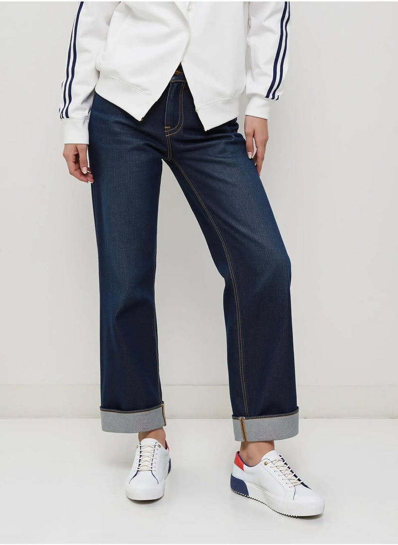 Women's White Low-Top Sneakers - Lightweight Sporty Design, Comfortable for Casual Wear
