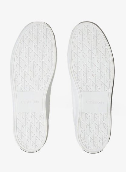 Leather Metallic Backtab Trainers