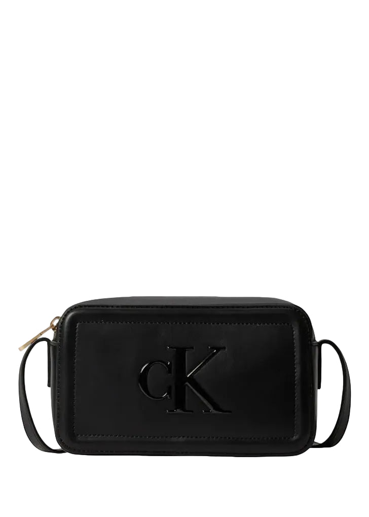 Embossed Monogram Camera Bag