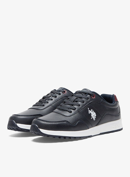 Men's Navy Casual Sneakers - Classic Style Shoes with Cushioned Comfort