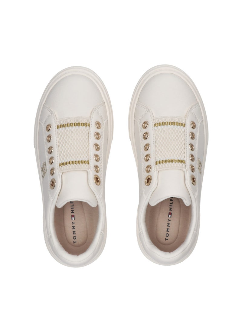 Kids Lace Up Low Top Sneakers