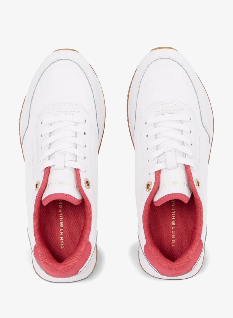 Leather Colour-Pop Runner Sneakers
