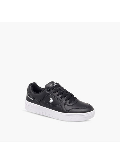 Women's Logo Detail Sneakers with Lace-Up Closure
