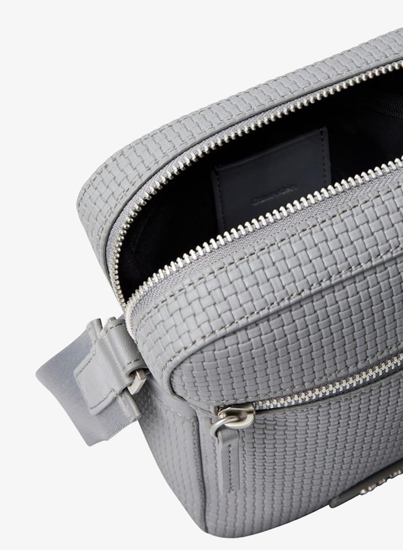 Embossed Emblem Logo Reporter Bag