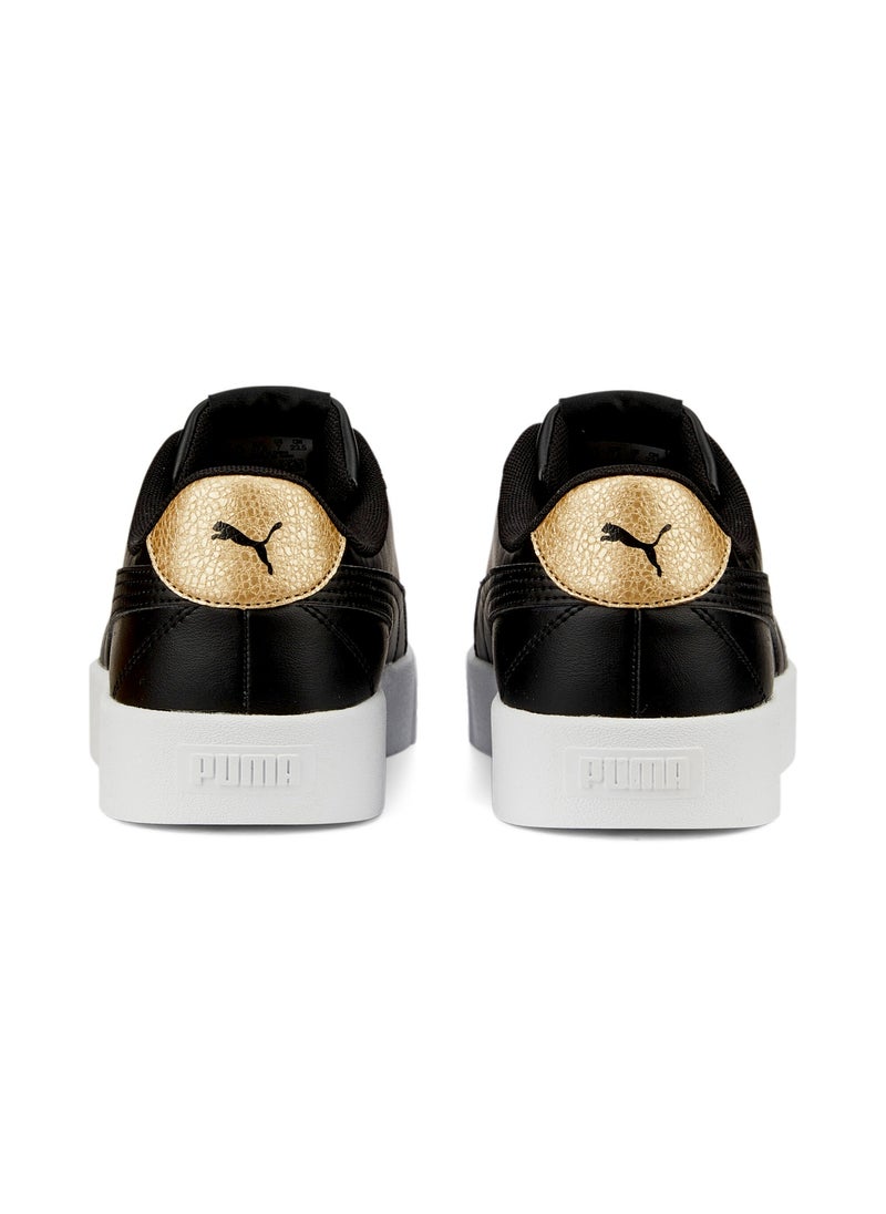 Skye Clean Distressed Womens Black Sneakers