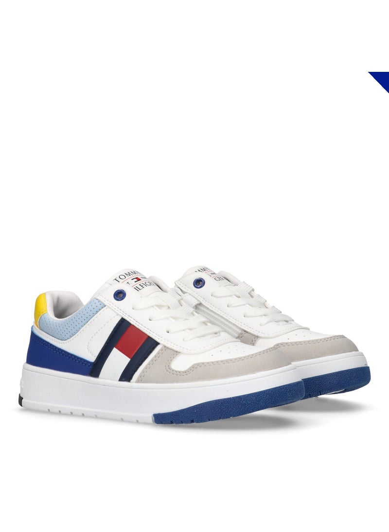 Kids Lace Up Low Top Sneakers