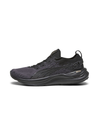 Electrify NITRO 3 Womens Black Knit Running Shoes
