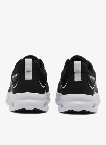 Men's Black Low-Top Sneakers - Lightweight Shoes Lace-Up Design, Comfortable for Everyday Outfits