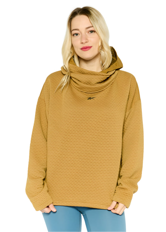 Women Sportswear Fit Outdoor Sweatshirt, Brown