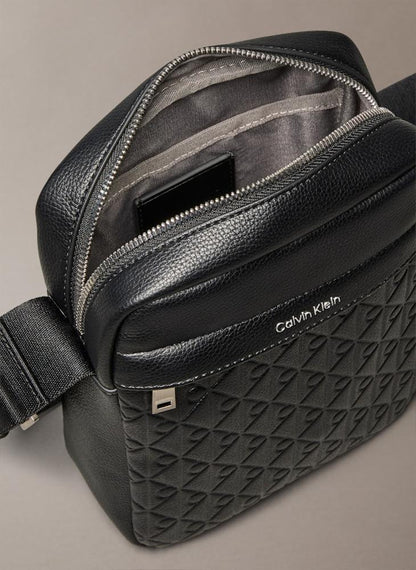 Embossed Emblem Logo Reporter Bag