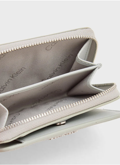 Must Monogram Zip Around Wallet
