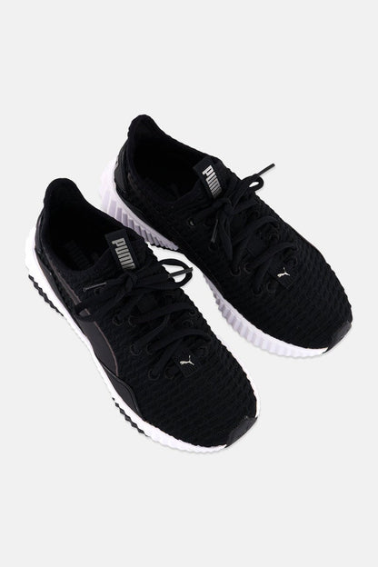 Women Defy Lace Up Training Shoes, Black