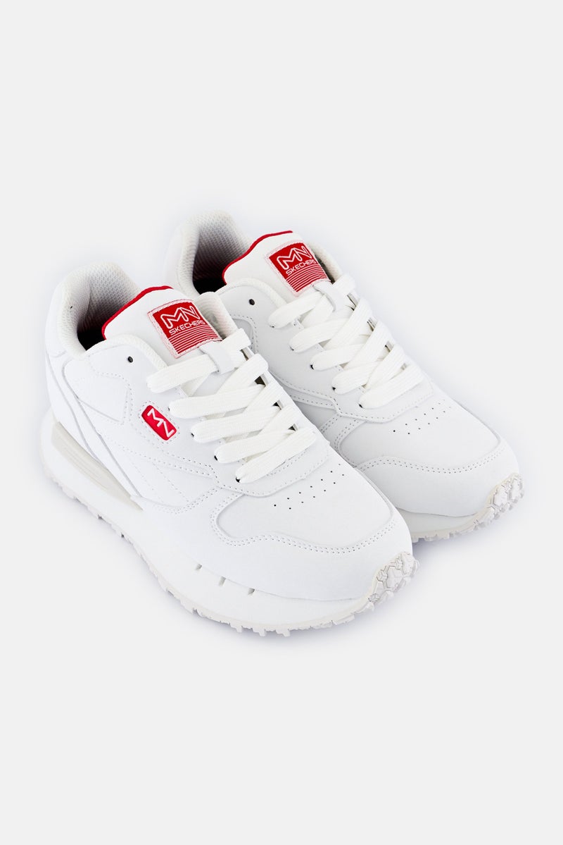 Women Maddix Lace Up Outdoor Shoes, White