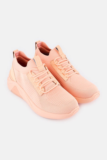 Women A Linear Slip On Training Shoes, Coral