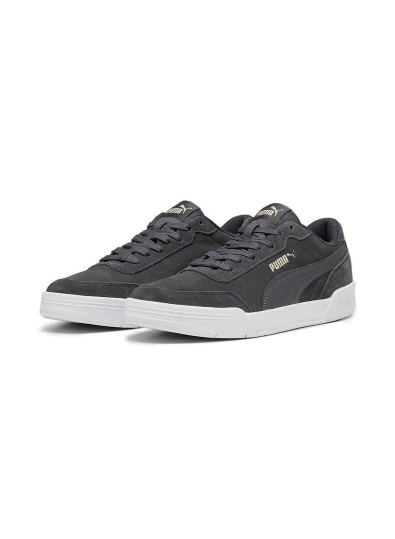 Caracal Unisex Grey Suede Trainers