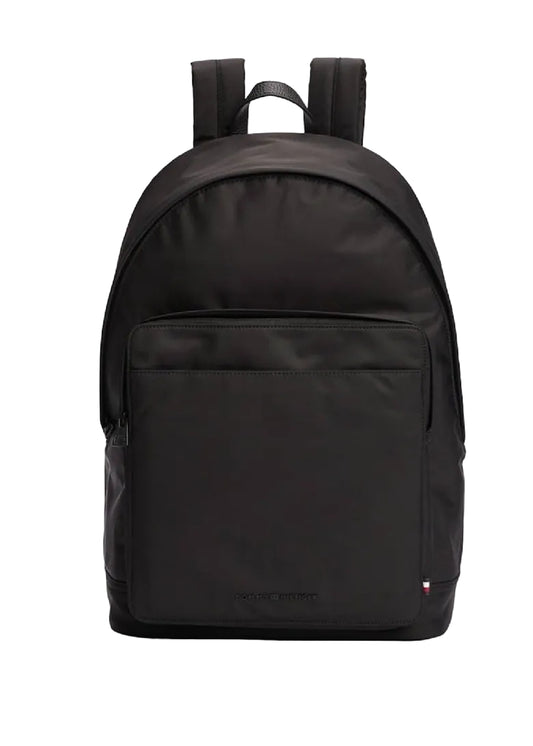 Textured Logo Dome Backpack