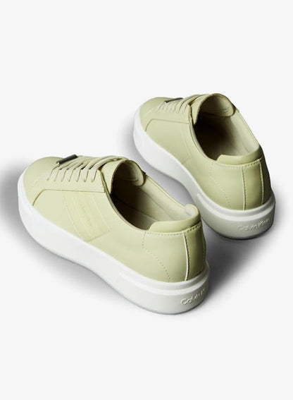 Leather Logo Tape Trainers