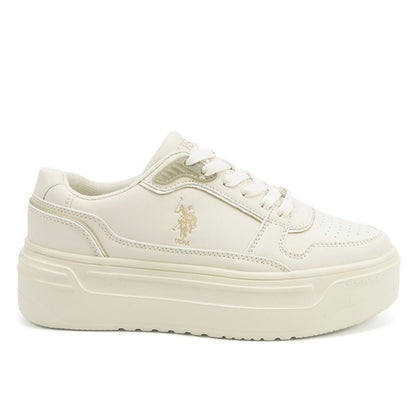 Women's  Beige Low-Top Sneakers - Style that Moves, Comfort that Lasts