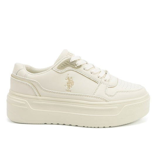 Women's  Beige Low-Top Sneakers - Style that Moves, Comfort that Lasts