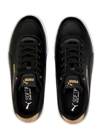 Skye Clean Distressed Womens Black Sneakers