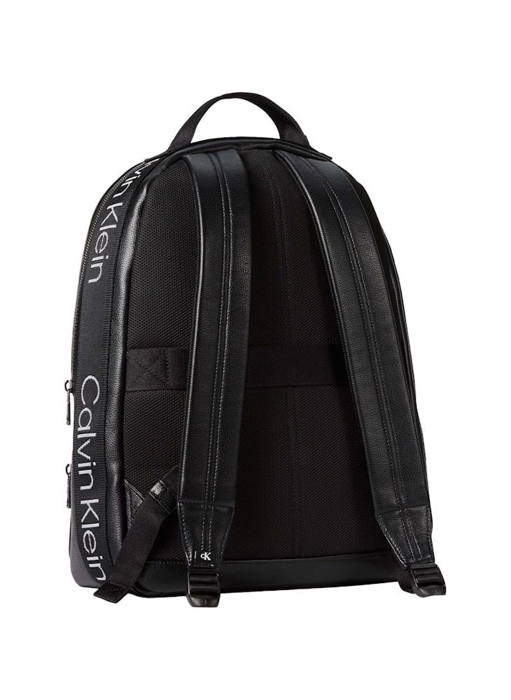 Webbing Strap Round Backpack