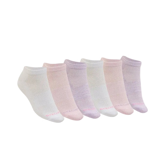 6 Pack Terry No Show  Socks