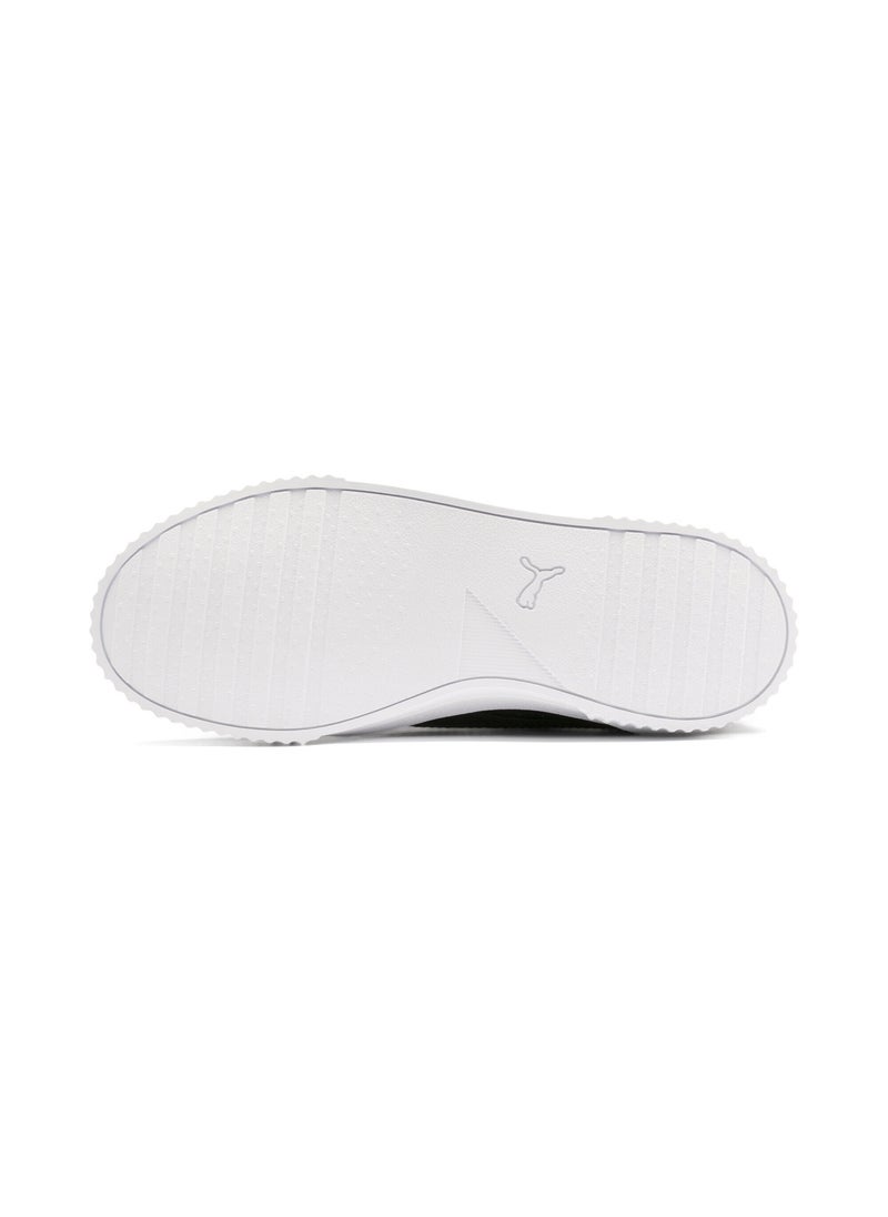 Carina Lux Womens Black Casual Sneakers