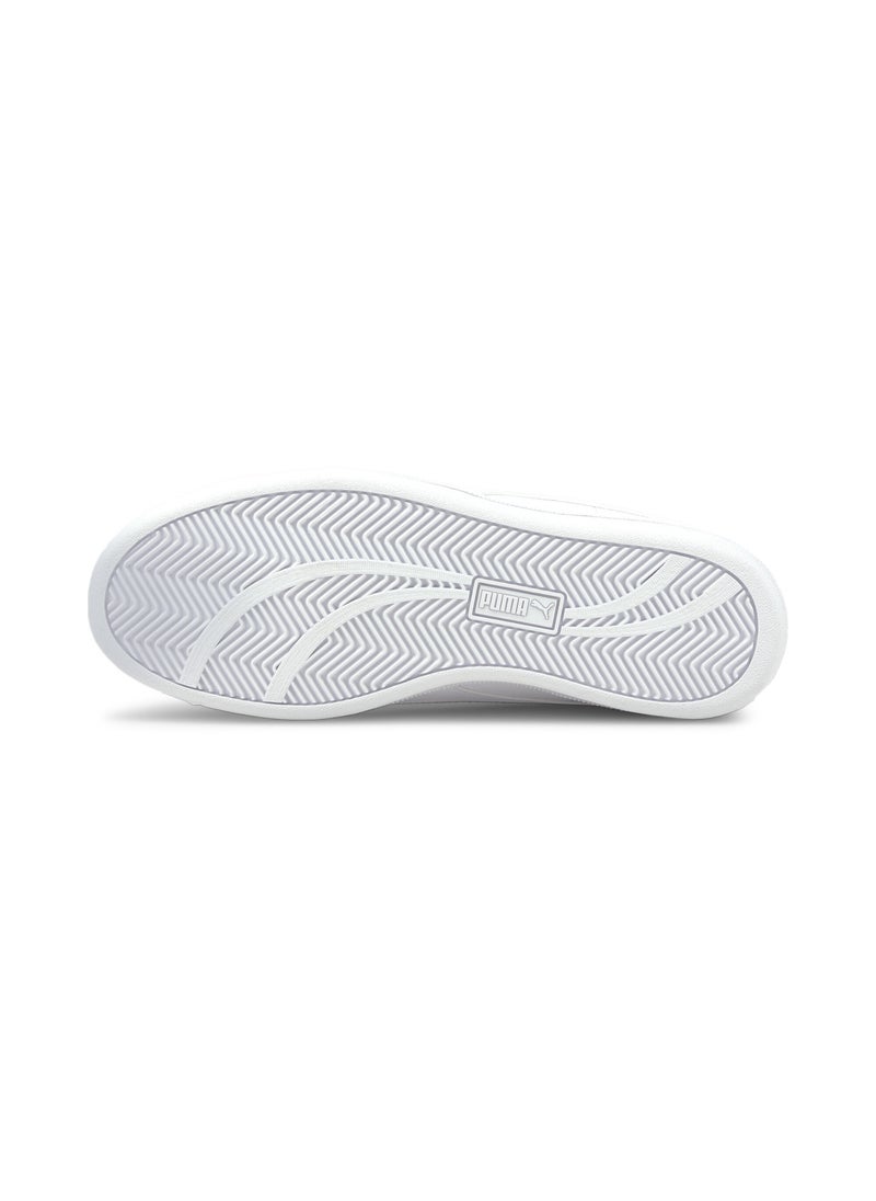Smash Leather Unisex White Casual Sneakers