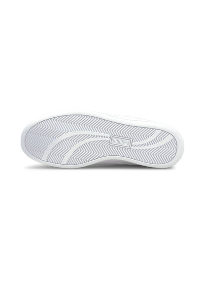 Smash Leather Unisex White Casual Sneakers