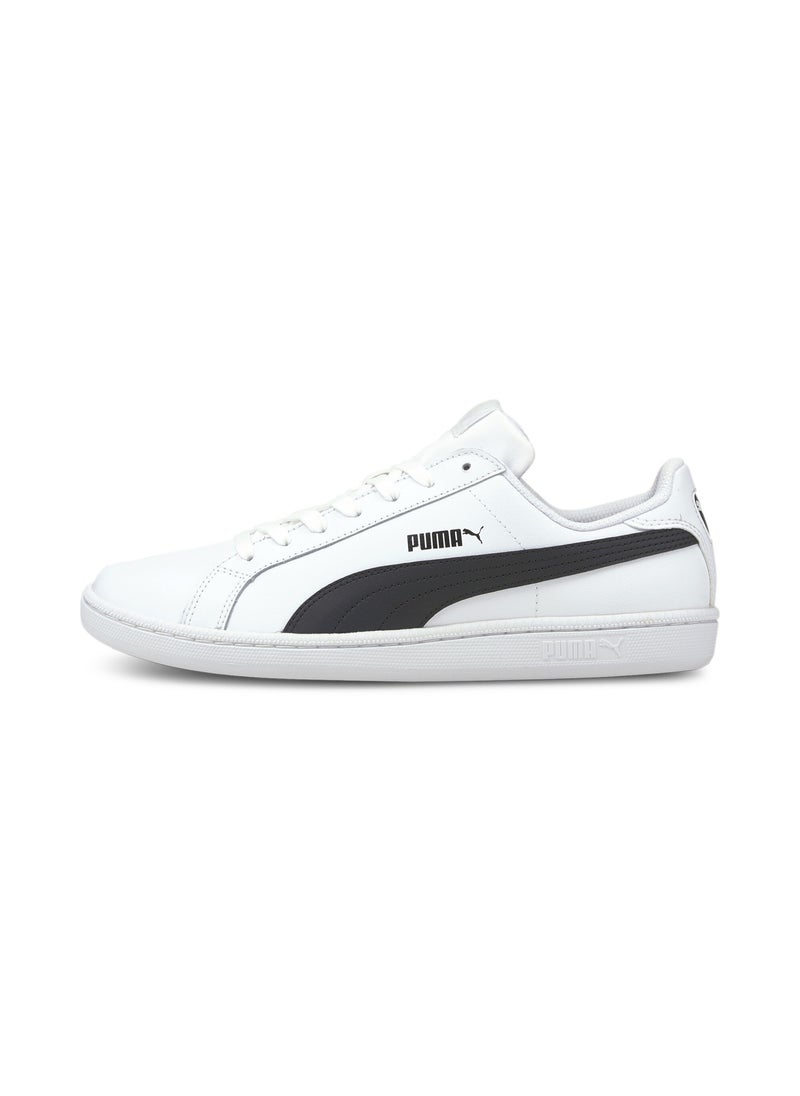 Smash Unisex White Leather Trainers