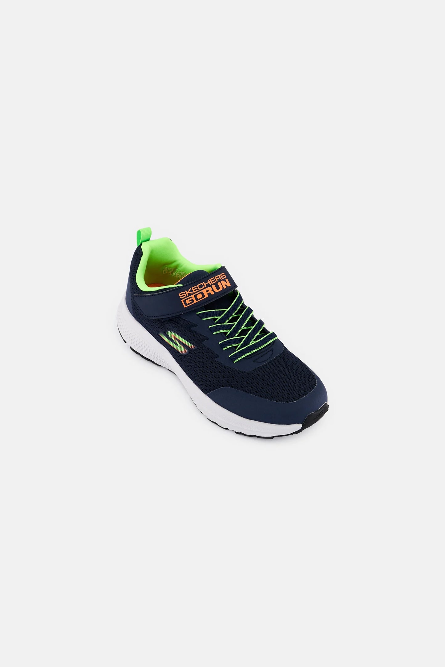 Kids Boy Go Run Consistent Transitioner Velcro Closure Running Shoes, Navy