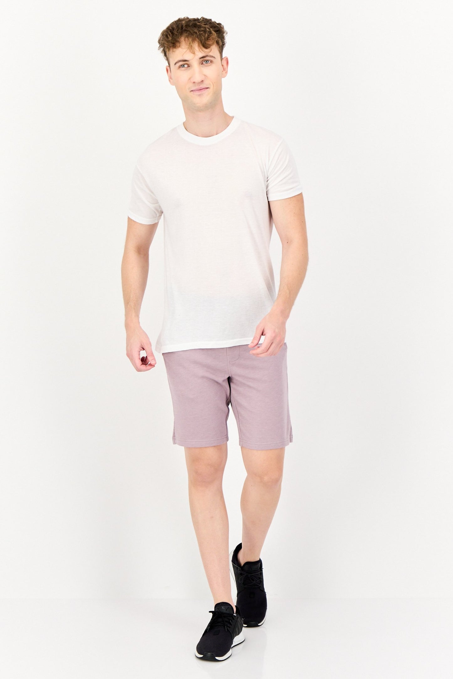 Men Sportswear Fit Outdoor Shorts, Lilac