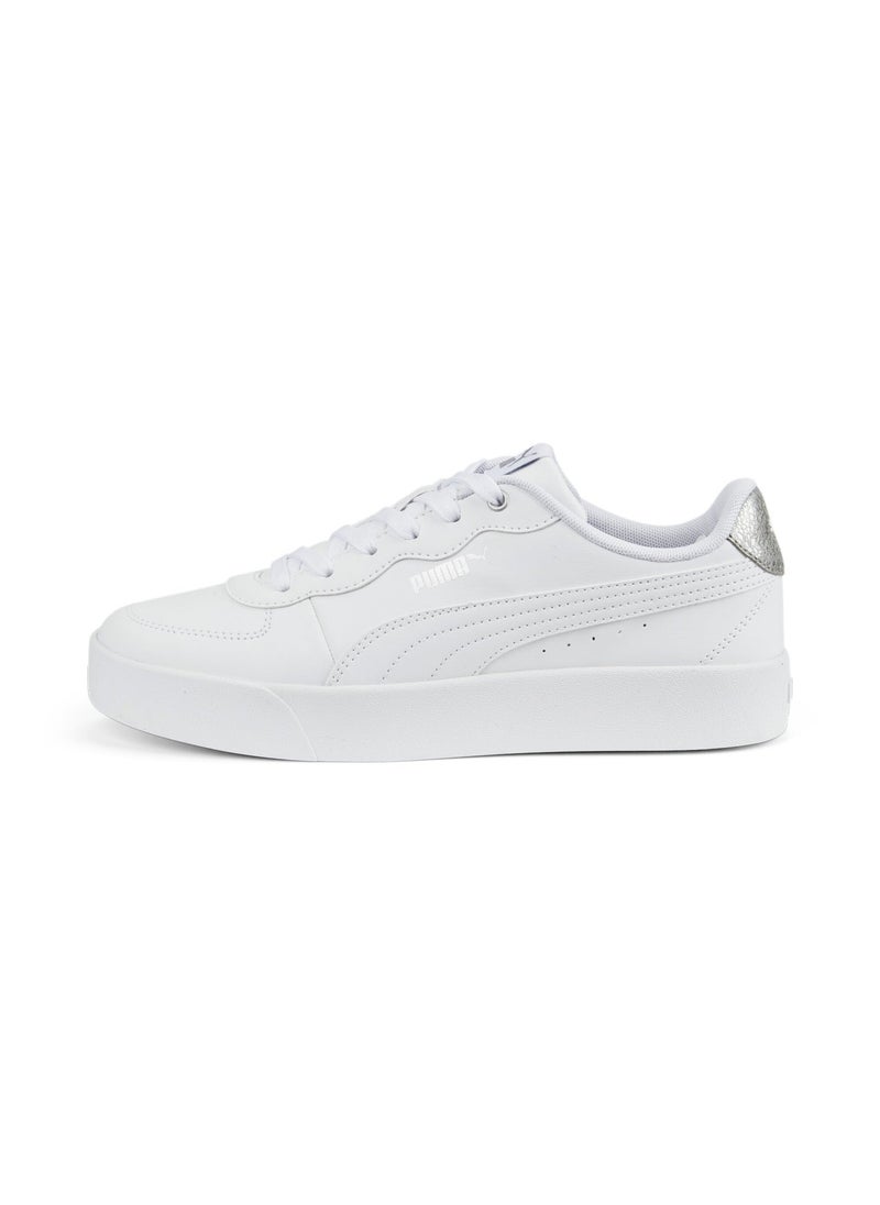 Skye Clean Distressed Womens White Sneakers