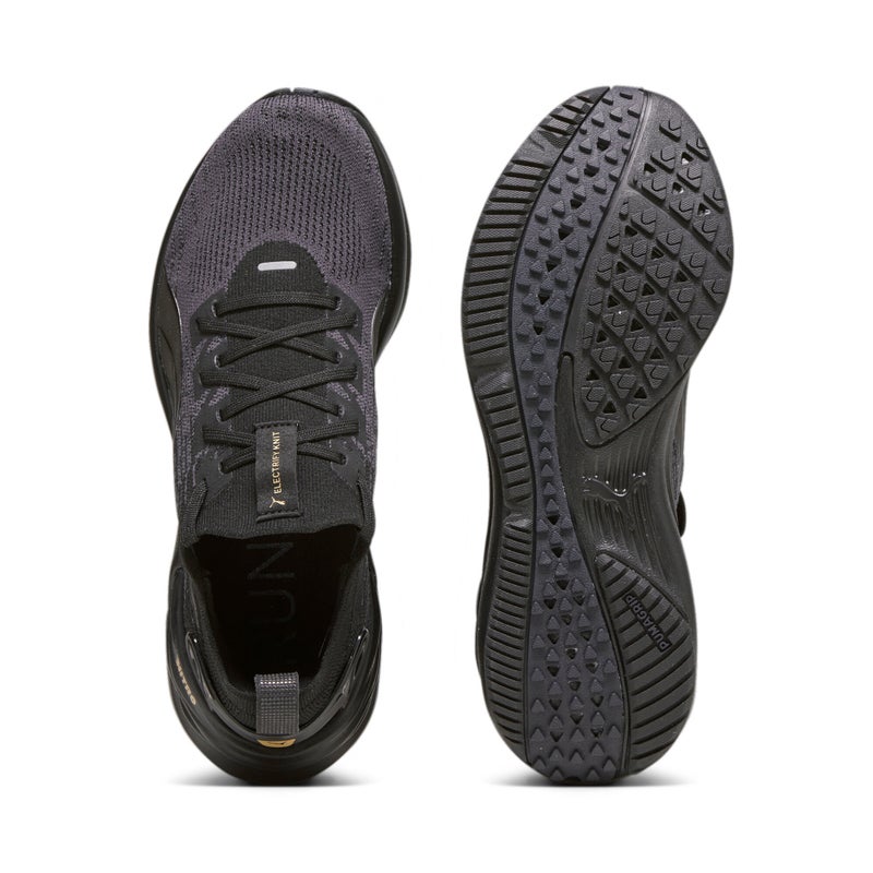 Electrify NITRO 3 Womens Black Knit Running Shoes