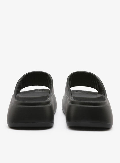 Women's Black Slides - Stylish Perfect for Casual Outfit