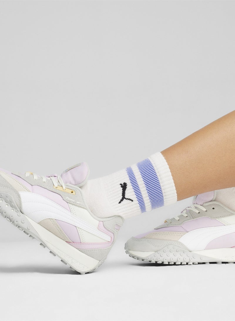Blktop Rider Womens Purple Lace Up Sneakers